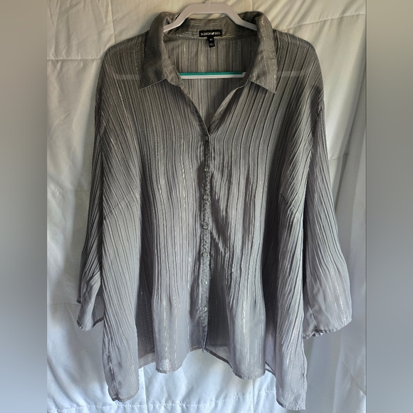 Fashion Bug Tops - Fashion Bug Button Up Blouse